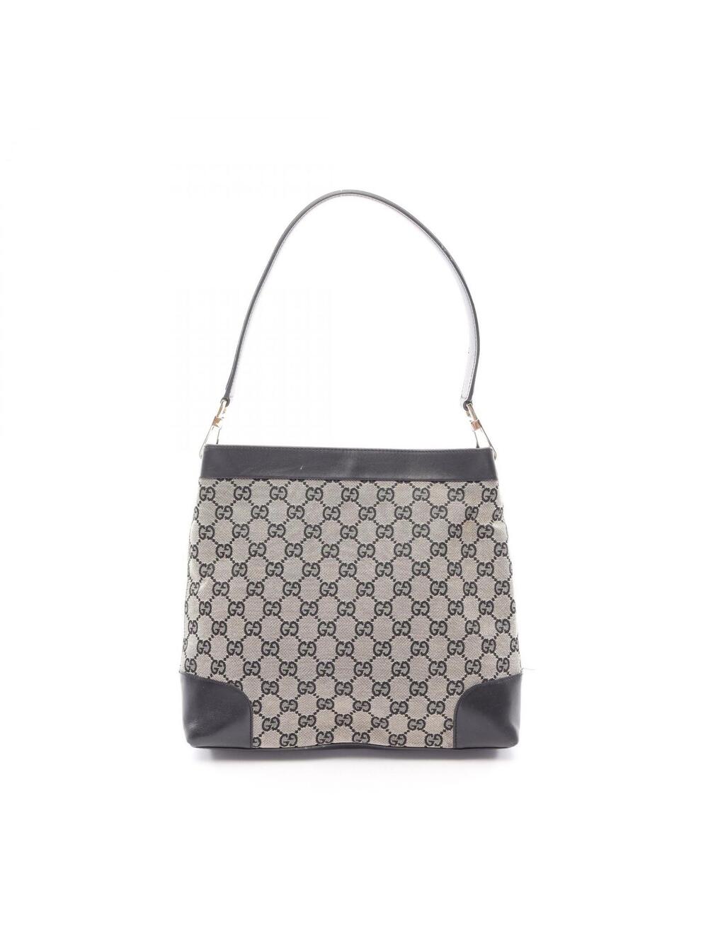 Gucci Gg Canvas Shoulder Bag Leather #288308G44B
